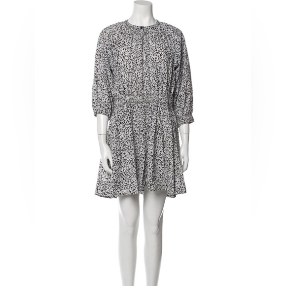 APIECE APART Cobano Mini Dress, Fauna Black, Medium - Picture 2 of 9